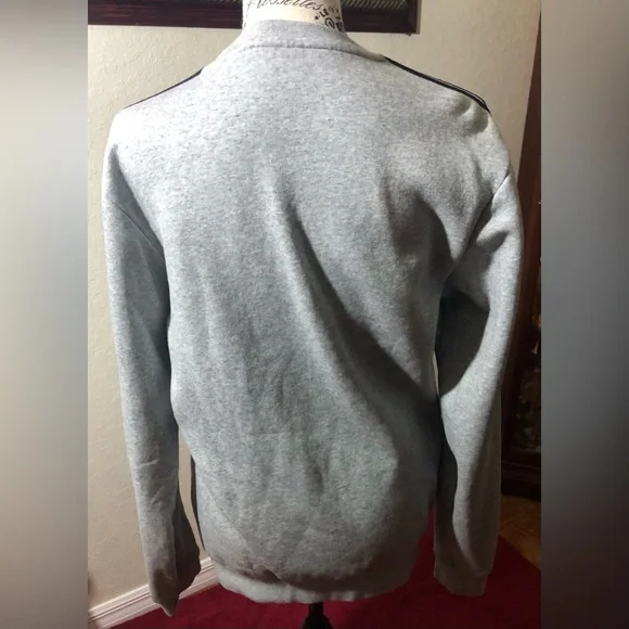 Adidas Sweater- Gray/Black- Size Small - Picture 3 of 3